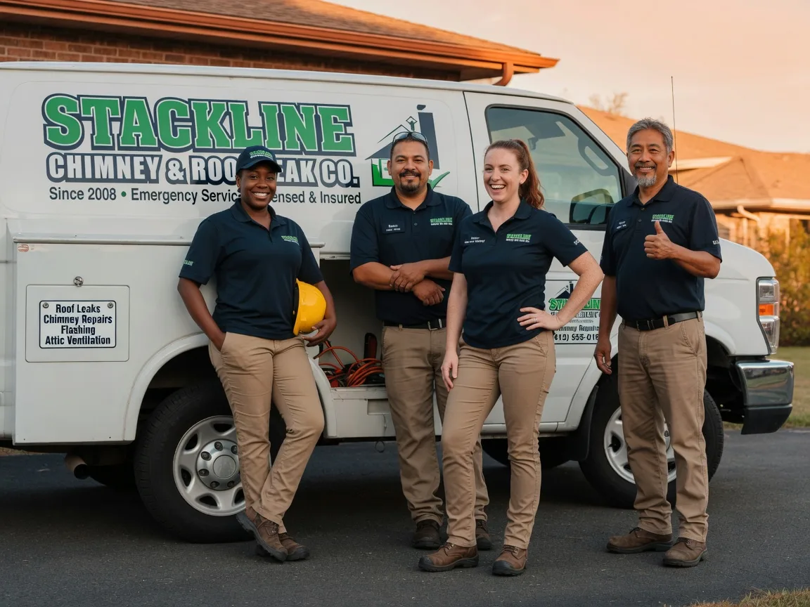 Chimney flashing repair company in University Place, WA